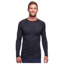 Tee-shirt De Trail Black Diamond M Ls Rhythm Tee Black -Air Plein Escalade Magasin 053edacda1c8092c70a17f5c0211903486c93fcd E22BDIATTH1217167 4
