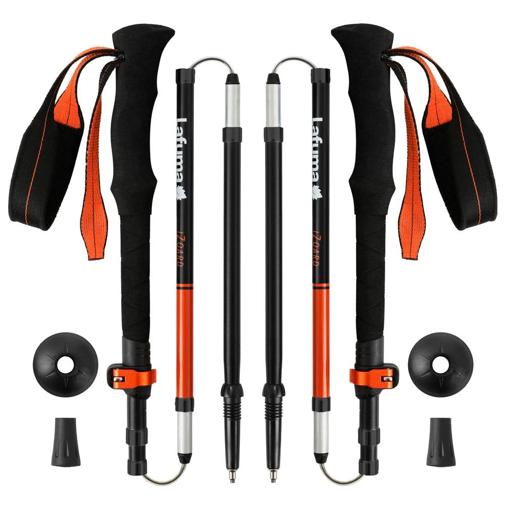 Bâton Lafuma Izoard Pairs Red Orange 1 Bâton Lafuma Izoard Pairs Red Orange