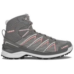 Chaussures De Randonnée Lowa Ferrox Pro Gtx Mid Ws Graphite Salmon