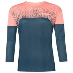 Maillot VTT Vaude Women's Moab Ls T-Shirt V Dark Sea