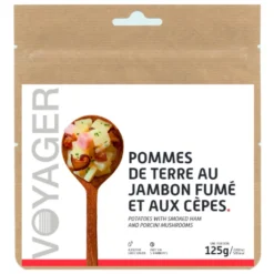 Repas Lyophilisé Voyager Pommes De Terre Au Jambon Fumé Et Aux Cèpes