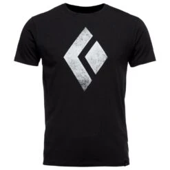Tee-shirt D’escalade Black Diamond Chalked Up Tee Black