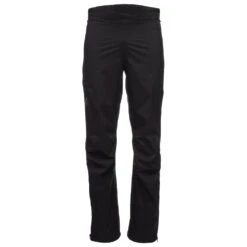 Surpantalon Black Diamond M Stormline Stretch Full Zip Rain Pants Black