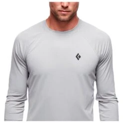 Tee-shirt D’escalade Black Diamond M Alpenglow L/S Crew Pewter -Air Plein Escalade Magasin 5ac9a1d779479e71b9f43653c113919c8cd0c9f6 E22BDIATTH1340402 901