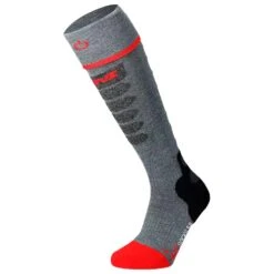 Chauffage Pied Lenz Heat Sock 5.1 Toe Cap Slim Fit Gris Rouge