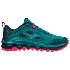 Chaussures De Trail Mizuno Wave Mujin 8 Wos Kayaking Lagoon Pink Peacock