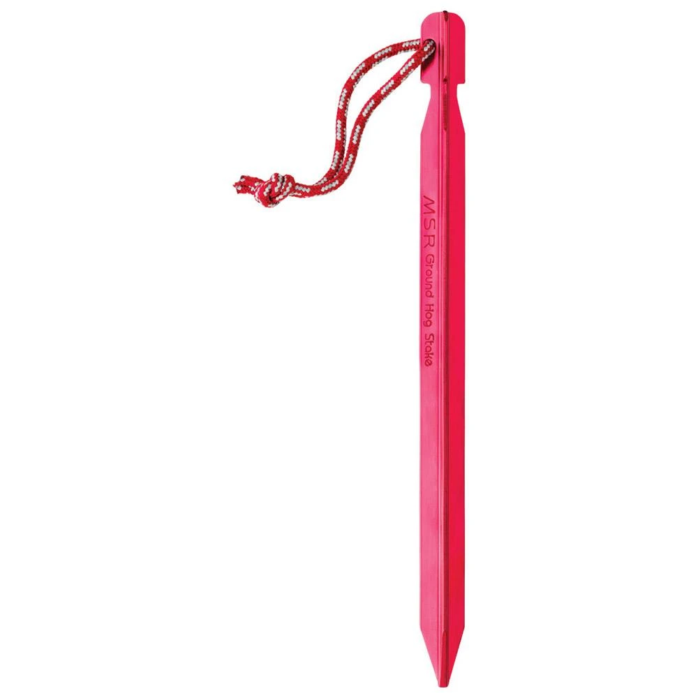 Piquet De Tente Msr Gear Groundhog Stake Kit X6 Red 1 Piquet De Tente Msr Gear Groundhog Stake Kit X6 Red