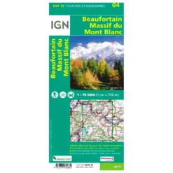 Carte IGN Beaufortain Massif Du Mont Blanc -Air Plein Escalade Magasin 7b5705d621599ba86dc826dd49a775a92f5b6e9c H230IGNBIV356329 0IGN0681367 2