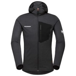 Veste D’alpinisme Mammut Aenergy Light ML Hooded Jkt Black Phantom