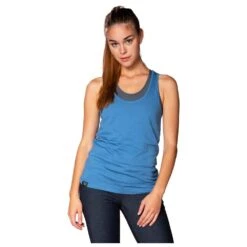 Tee-shirt D’escalade Snap W's Fit Tank Steel Blue -Air Plein Escalade Magasin 893c7c79df926a207a1676e4c59e675297af55aa E22SNAPTTH2218433 5