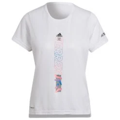 Tee-shirt De Trail Adidas Agravic Women White