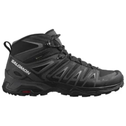 Chaussures De Randonnée Salomon X Ultra Pioneer Mid Gtx Black Magnet Monument