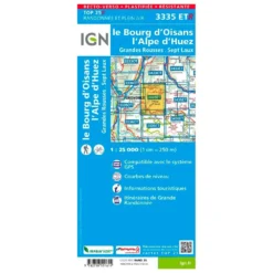 Carte IGN 3335ETR Le Bourg D'Oisans, L'Alpe D'Huez, Grandes Rousses, Sept Laux - Résistante -Air Plein Escalade Magasin 9023aef0c44cb3bc78a9262e60c5ee35048f8e25 H230IGNBIV355987 0IGN0211238 2