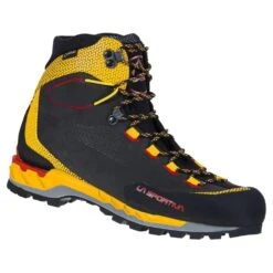 Chaussures D'alpinisme La Sportiva Trango Tech Leather Gtx Black Yellow