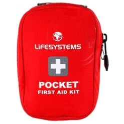Premiers Secours Lifesystems Pocket First Aid Kit Red