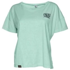 Tee-shirt D’escalade Snap W's Crop Top Hemp T-Shirt Green