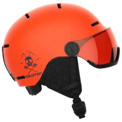 Casque Visière Salomon Grom Visor Flame Orange