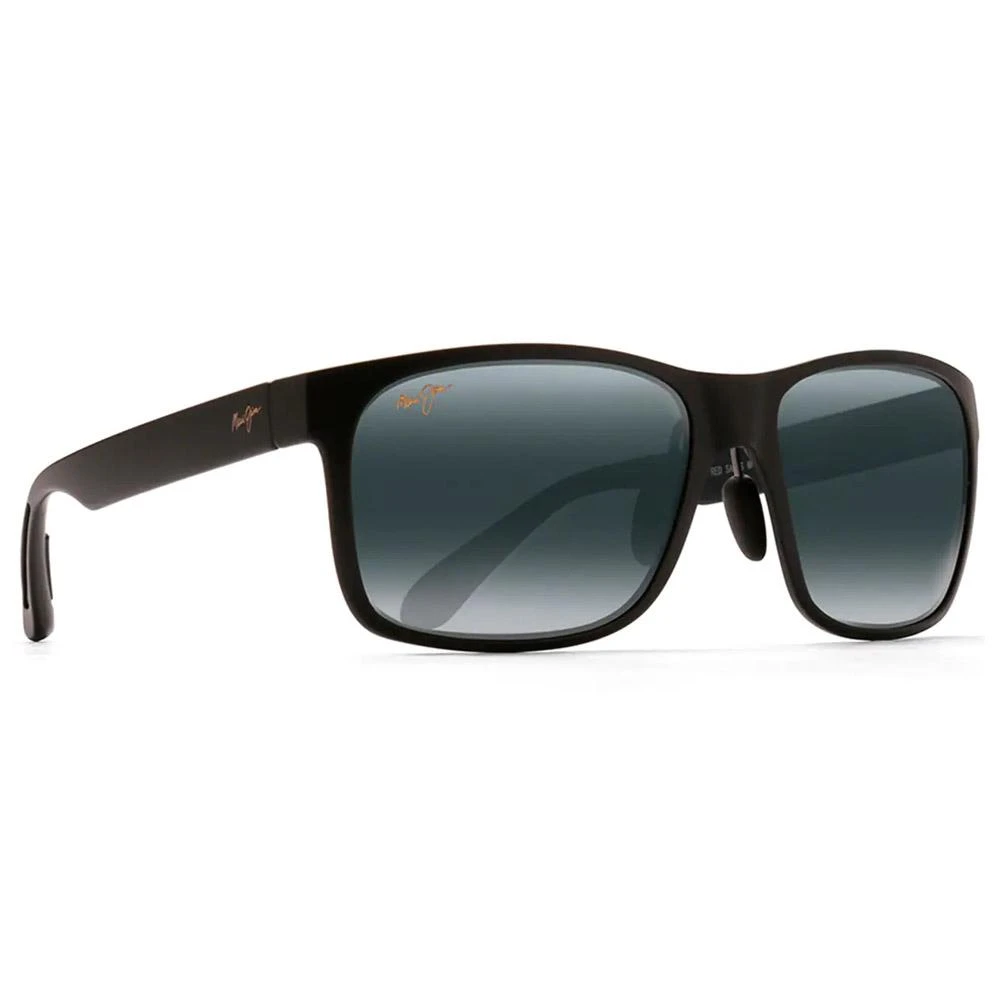 Lunettes De Soleil Maui Jim Red Sands Noir Matte Gris Neutre MauiPure 1 Lunettes De Soleil Maui Jim Red Sands Noir Matte Gris Neutre MauiPure