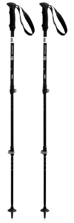 Bâton TSL Country Alu 3 Light Bretagne 63-135cm Black White