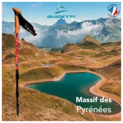 Bâton Guidetti Région Massif Des Pyrénées Noir Rouge -Air Plein Escalade Magasin d7fc1143b552e9ae42bfc8b6088224802ce98808 E23GUIDBAT378890 GUID0714430 907