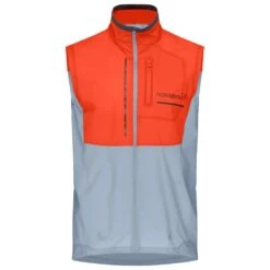 Veste De Trail Norrona Senja Aero90 Vest M's Arednalin - Blue Fog