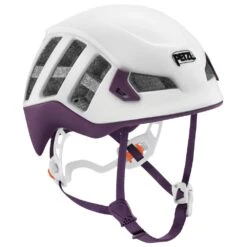 Air Plein Escalade Magasin 7 Casque D'escalade Petzl Meteora Blanc Violet